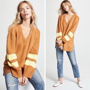 Current/Elliott The 79 Sweater in Brown with Vneck Size 2